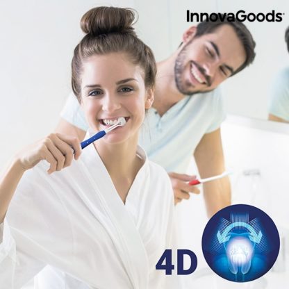 4D четка за зъби InnovaGoods - комплект от 2 броя