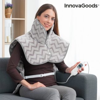 Затопляща електрическа грейка за врат, рамене и гръб InnovaGoods 100W - сива