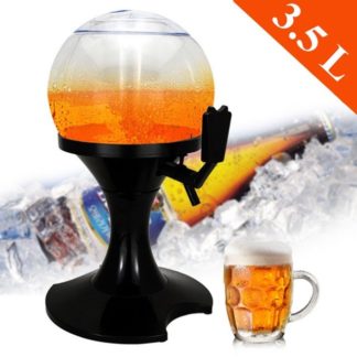 Диспенсър за бира с охладител - камера за лед във формата на балон