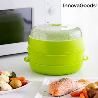 Уред за готвене на пара в микровълнова InnovaGoods Fresh