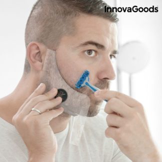 Шаблони за оформяне на брада InnovaGoods Hipster Barber