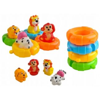Детска играчка за баня с животни - 4 броя