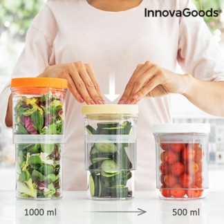 Сгъваеми кутии за съхранение на свежа храна InnovaGoods - 3 броя