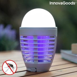 Презареждаща лампа против комари InnovaGoods KL Bulb 2 в 1