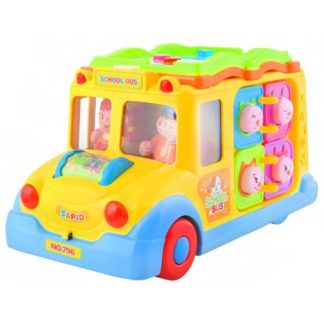 Детска образователна играчка автобус с книжка