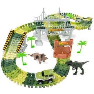 Писта с количка и динозаври Dinosaur World