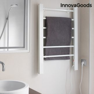 Електрически сушилник за дрехи за стена или под InnovaGoods 90W - бял