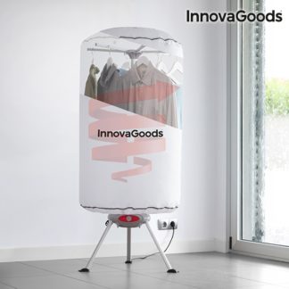 Портативна сушилня за дрехи InnovaGoods 1000W - бяла
