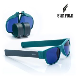 Сгъваеми слънчеви очила Sunfold AC4 - полароид, тюркоазени