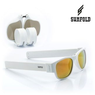 Сгъваеми слънчеви очила Sunfold ES6 - полароид, бели