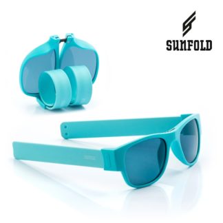 Сгъваеми слънчеви очила Sunfold PA4 - полароид, сини