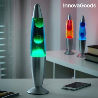 Лава лампа InnovaGoods 25W - зелена, синя и червена