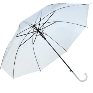 Лек прозрачен чадър