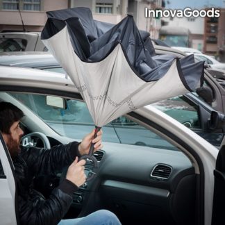 Чадър с обратно затваряне и отваряне - обърнат чадър InnovaGoods Inverse 1
