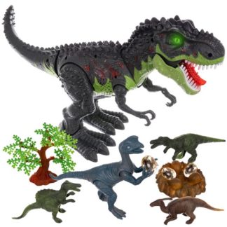 Интерактивен динозавър T-Rex в комплект с други динозаври