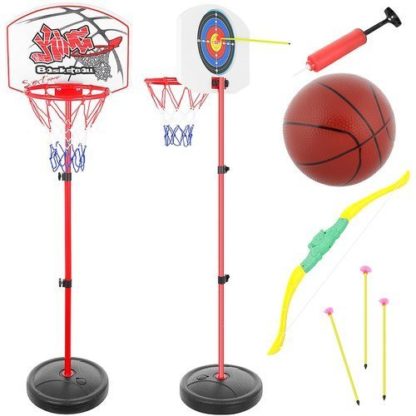 Баскетболен кош за деца с топка и стрелбище