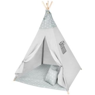 Палатка за игра с прозорец и възглавнички