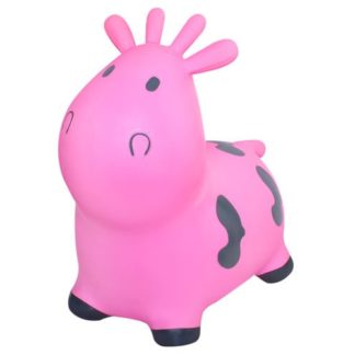 Детска играчка за скачане - гумен джъмпер в розово