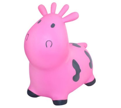 Детска играчка за скачане - гумен джъмпер в розово