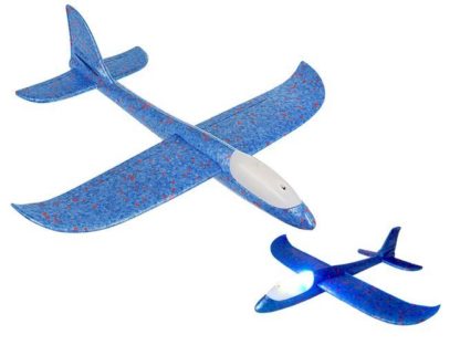 Хвърчащ самолет играчка със светлини