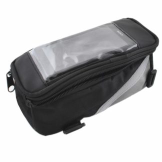 Чанта за телефон за колело в черен цвят