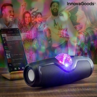 Безжична колонка с Bluetooth със светлини Waflash InnovaGoods