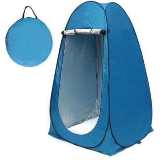 Палатка тоалетна съблекалня баня в син цвят