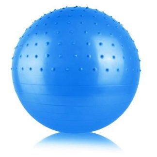 Гимнастическа топка 65 см в син цвят