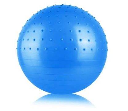 Гимнастическа топка 65 см в син цвят