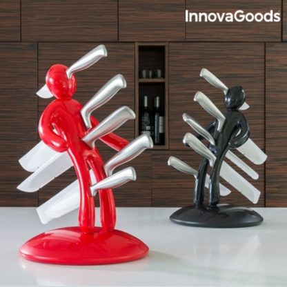 Комплект кухненски ножове с поставка InnovaGoods