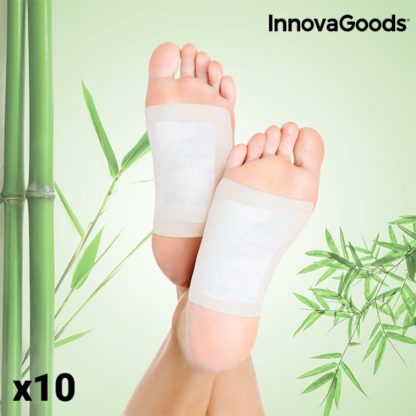 Детоксикиращи лепенки за крака InnovaGoods - 10 броя