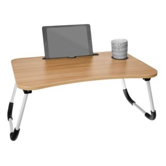 Сгъваема маса за лаптоп с място за таблет или телефон
