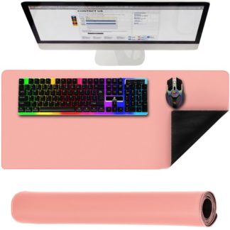 Розова подложка за мишка и клавиатура