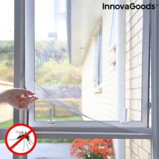 Лепящ комарник за прозорец в бял цвят InnovaGoods