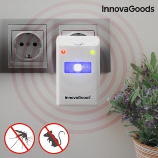 Уред против насекоми и гризачи InnovaGoods - репелент с LED светлини